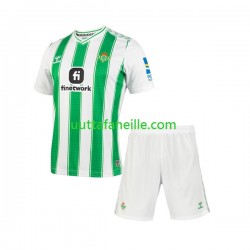 Jalkapallo Pelipaitoja Real Betis Lasten Kotipeliasu 2023-2024 Lyhythihainen