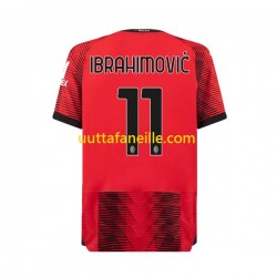 Jalkapallo Pelipaitoja AC Milan Ibrahimović 11 Mies Kotipeliasu 2023-2024 Lyhythihainen