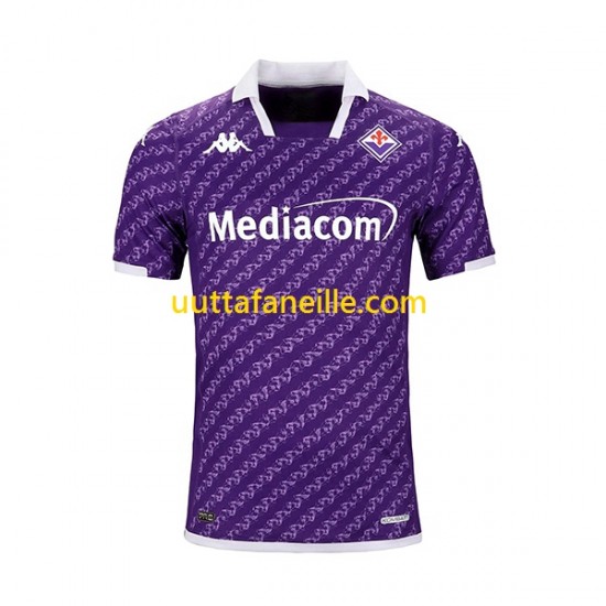 Jalkapallo Pelipaitoja ACF Fiorentina Mies Kotipeliasu 2023-2024 Lyhythihainen