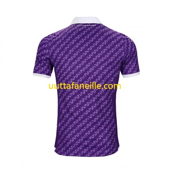 Jalkapallo Pelipaitoja ACF Fiorentina Mies Kotipeliasu 2023-2024 Lyhythihainen