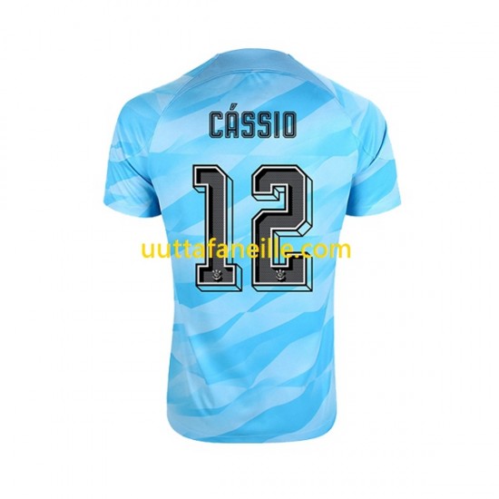 Jalkapallo Pelipaitoja Corinthians Cassio 12 Maalivahti Mies Kotipeliasu 2023-2024 Lyhythihainen