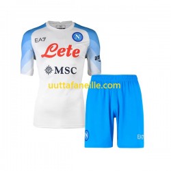 Jalkapallo Pelipaitoja Napoli Lasten Vieraspeliasu 2022-2023 Lyhythihainen