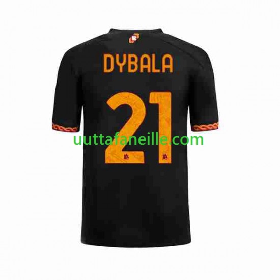 Jalkapallo Pelipaitoja AS Roma Paulo Dybala 21 Mies Kolmas peliasu 2023-2024 Lyhythihainen