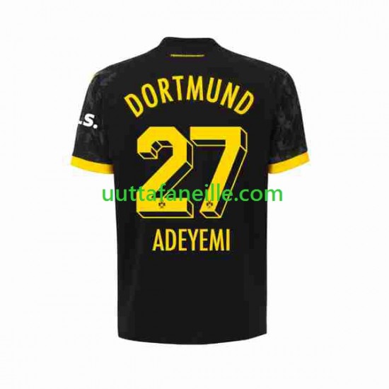 Jalkapallo Pelipaitoja Borussia Dortmund Karim Adeyemi 27 Mies Vieraspeliasu 2023-2024 Lyhythihainen