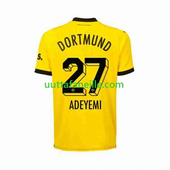 Jalkapallo Pelipaitoja Borussia Dortmund Karim Adeyemi 27 Mies Kotipeliasu 2023-2024 Lyhythihainen