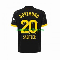 Jalkapallo Pelipaitoja Borussia Dortmund Marcel Sabitzer 20 Mies Vieraspeliasu 2023-2024 Lyhythihainen