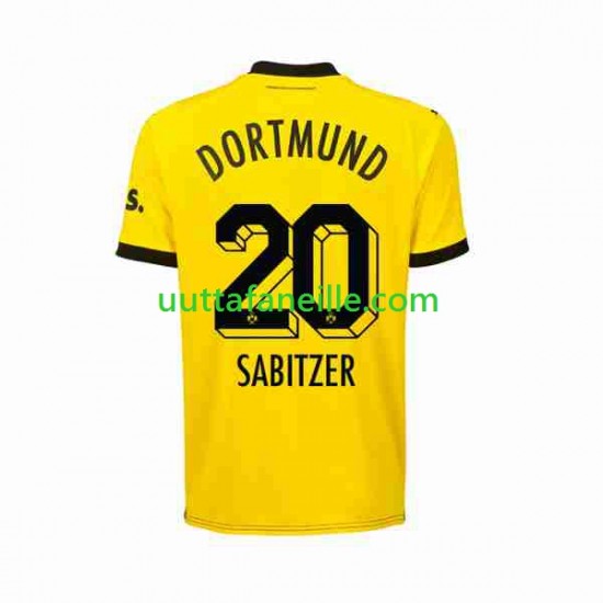 Jalkapallo Pelipaitoja Borussia Dortmund Marcel Sabitzer 20 Mies Kotipeliasu 2023-2024 Lyhythihainen
