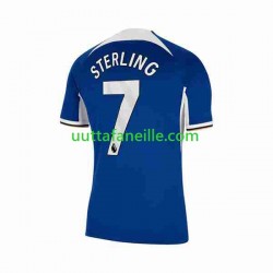 Jalkapallo Pelipaitoja Chelsea Raheem Sterling 7 Mies Kotipeliasu 2023-2024 Lyhythihainen
