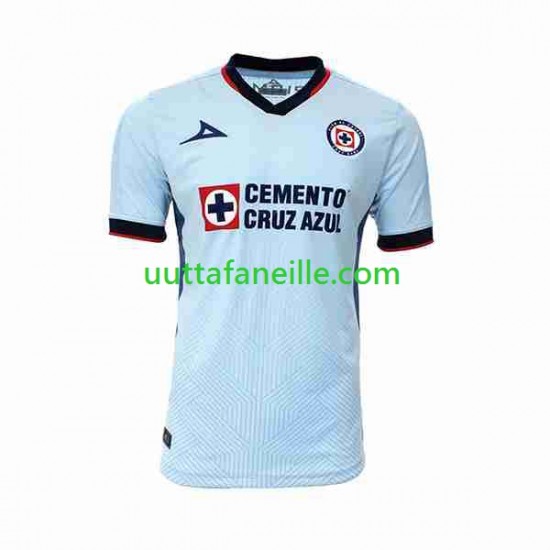 Jalkapallo Pelipaitoja Cruz Azul Mies Vieraspeliasu 2023-2024 Lyhythihainen