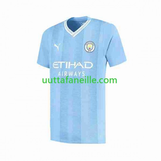 Jalkapallo Pelipaitoja Manchester City Haaland 9 Special Printing Mies Kotipeliasu 2023-2024 Lyhythihainen