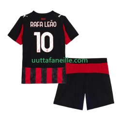 Jalkapallo Pelipaitoja AC Milan Rafael Leao 10 Lasten Kotipeliasu 2025-2026 Lyhythihainen