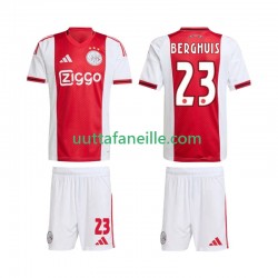 Jalkapallo Pelipaitoja AFC Ajax Steven Berghuis 23 Lasten Kotipeliasu 2025-2026 Lyhythihainen