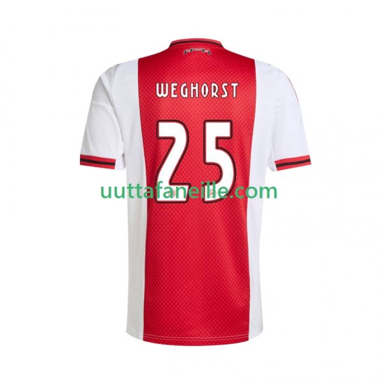 Jalkapallo Pelipaitoja AFC Ajax Wout Weghorst 25 Mies Kotipeliasu 2025-2026 Lyhythihainen