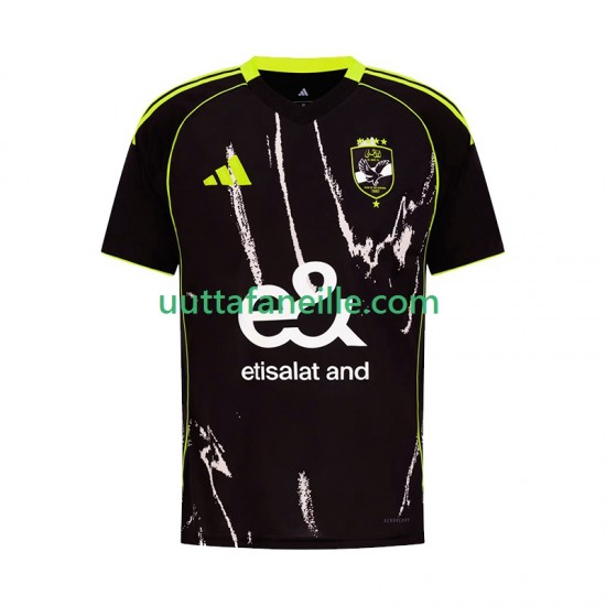 Jalkapallo Pelipaitoja Al Ahly SC Mies Vieraspeliasu 2025-2026 Lyhythihainen