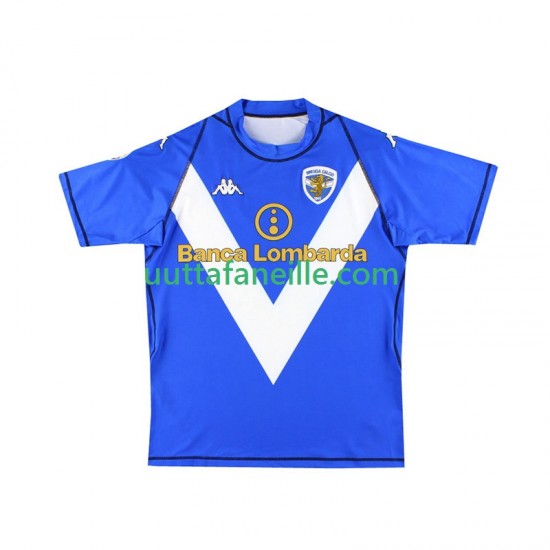 Jalkapallo Pelipaitoja Brescia Calcio 2003 Retro Mies Kotipeliasu 2004 Lyhythihainen
