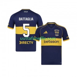 Jalkapallo Pelipaitoja CA Boca Juniors Rodrigo Battaglia 5 Mies Kotipeliasu 2025-2026 Lyhythihainen
