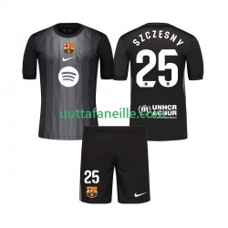 Jalkapallo Pelipaitoja FC Barcelona Szczesny 25 Maalivahti Lasten Kolmas peliasu 2025-2026 Lyhythihainen