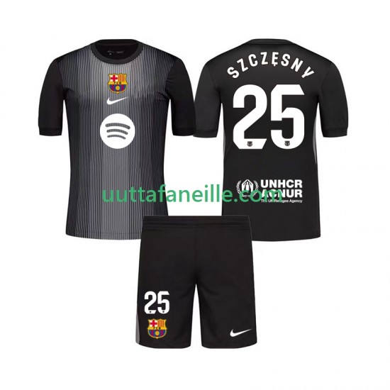 Jalkapallo Pelipaitoja FC Barcelona Szczesny 25 Maalivahti Lasten Kolmas peliasu 2025-2026 Lyhythihainen