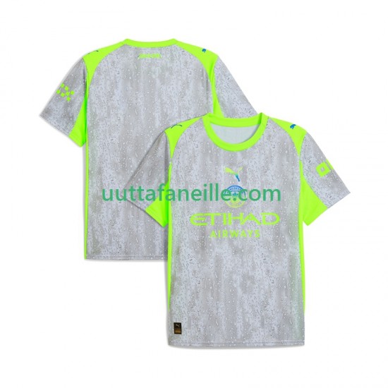 Jalkapallo Pelipaitoja Manchester City Mies Kolmas peliasu 2025-2026 Lyhythihainen