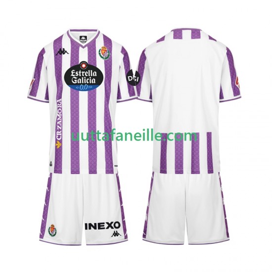 Jalkapallo Pelipaitoja Real Valladolid Lasten Kotipeliasu 2025-2026 Lyhythihainen