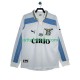 Jalkapallo Pelipaitoja SS Lazio 2000 Retro Mies Vieraspeliasu 1999 Pitkähihainen