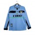 Jalkapallo Pelipaitoja SS Lazio Retro Mies Kotipeliasu 1998 1999 Pitkähihainen