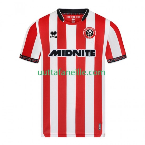 Jalkapallo Pelipaitoja Sheffield United Mies Kotipeliasu 2025-2026 Lyhythihainen