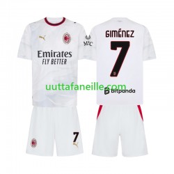 Jalkapallo Pelipaitoja AC Milan Gimenez 7 Lasten Vieraspeliasu 2026-2027 Lyhythihainen