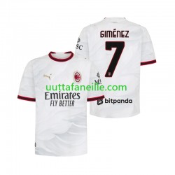 Jalkapallo Pelipaitoja AC Milan Gimenez 7 Mies Vieraspeliasu 2026-2027 Lyhythihainen