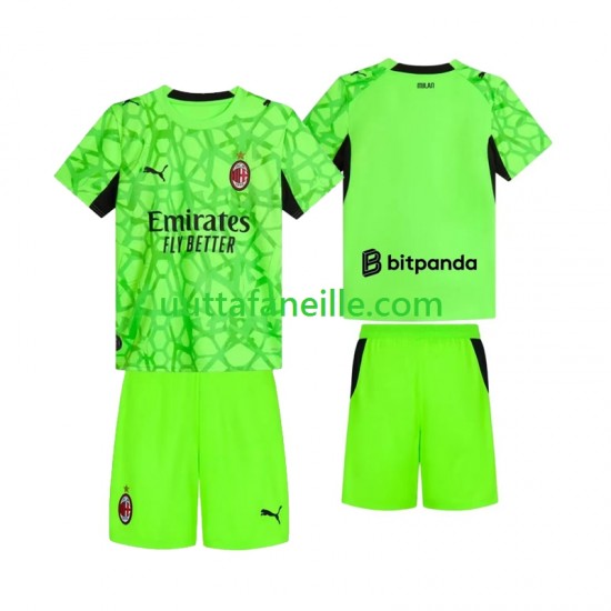 Jalkapallo Pelipaitoja AC Milan Maalivahti Lasten Kolmas peliasu 2026-2027 Lyhythihainen