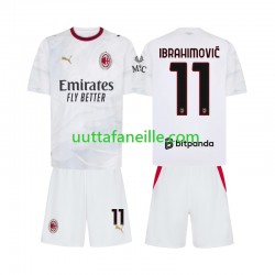Jalkapallo Pelipaitoja AC Milan Ibrahimović 11 Lasten Vieraspeliasu 2026-2027 Lyhythihainen