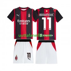 Jalkapallo Pelipaitoja AC Milan Ibrahimović 11 Lasten Kotipeliasu 2026-2027 Lyhythihainen