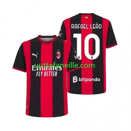 Jalkapallo Pelipaitoja AC Milan Rafael Leao 10 Mies Kotipeliasu 2026-2027 Lyhythihainen
