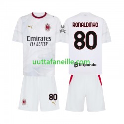 Jalkapallo Pelipaitoja AC Milan Ronaldinho 80 Lasten Vieraspeliasu 2026-2027 Lyhythihainen