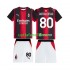Jalkapallo Pelipaitoja AC Milan Ronaldinho 80 Lasten Kotipeliasu 2026-2027 Lyhythihainen