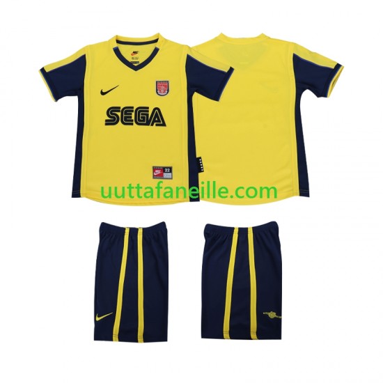 Jalkapallo Pelipaitoja Arsenal 2000 2001 Retro Lasten Vieraspeliasu Lyhythihainen