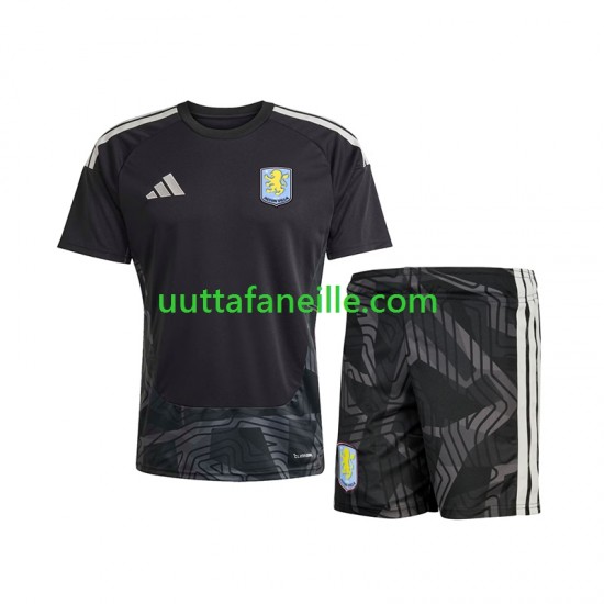 Jalkapallo Pelipaitoja Aston Villa Maalivahti Lasten Vieraspeliasu 2026-2027 Lyhythihainen