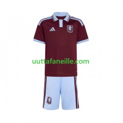 Jalkapallo Pelipaitoja Aston Villa Lasten Kotipeliasu 2026-2027 Lyhythihainen