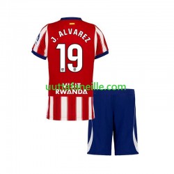 Jalkapallo Pelipaitoja Atlético Madrid Julian Alvarez 19 Lasten Kotipeliasu 2026-2027 Lyhythihainen