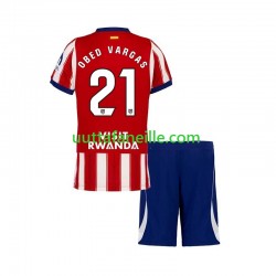 Jalkapallo Pelipaitoja Atlético Madrid Obed Vargas 21 Lasten Kotipeliasu 2026-2027 Lyhythihainen