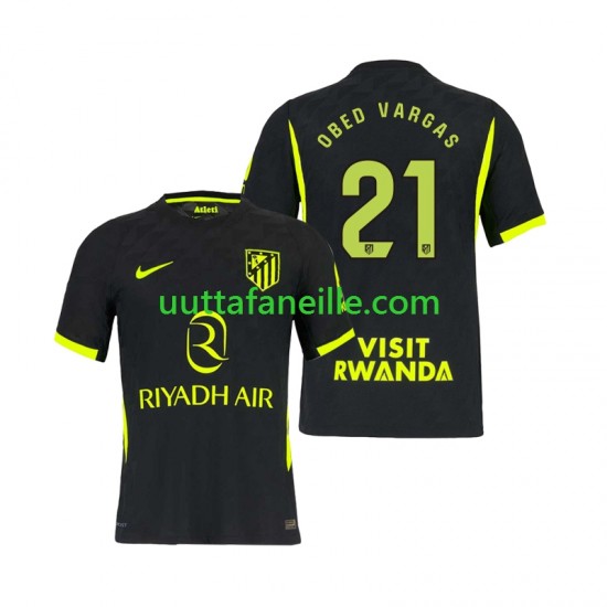 Jalkapallo Pelipaitoja Atlético Madrid Obed Vargas 21 Mies Vieraspeliasu 2026-2027 Lyhythihainen