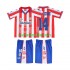 Jalkapallo Pelipaitoja Atlético Madrid SIMEONE 14 1996 1997 Retro Lasten Kotipeliasu Lyhythihainen