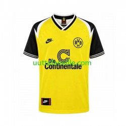 Jalkapallo Pelipaitoja Borussia Dortmund 1995 Retro Mies Kotipeliasu Lyhythihainen