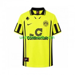 Jalkapallo Pelipaitoja Borussia Dortmund 1996 Retro Mies Kotipeliasu Lyhythihainen