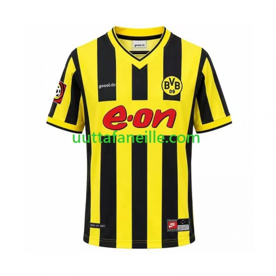 Jalkapallo Pelipaitoja Borussia Dortmund 2000 Retro Mies Kotipeliasu Lyhythihainen