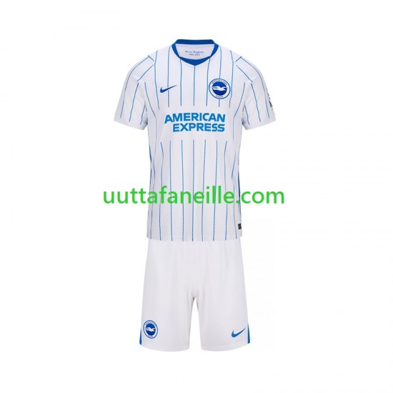 Jalkapallo Pelipaitoja Brighton & Hove Albion Lasten Vieraspeliasu 2026-2027 Lyhythihainen