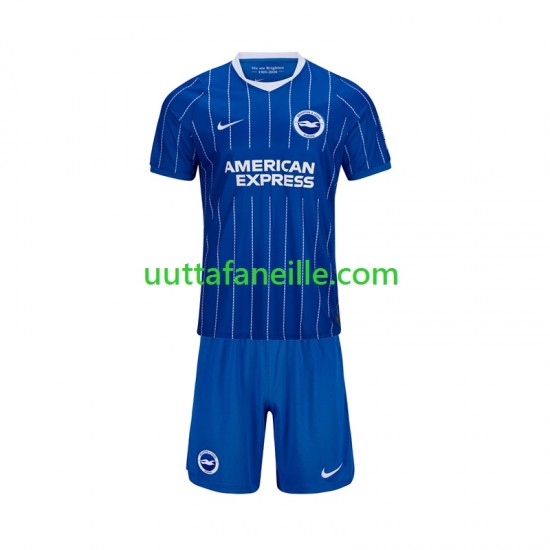Jalkapallo Pelipaitoja Brighton & Hove Albion Lasten Kotipeliasu 2026-2027 Lyhythihainen
