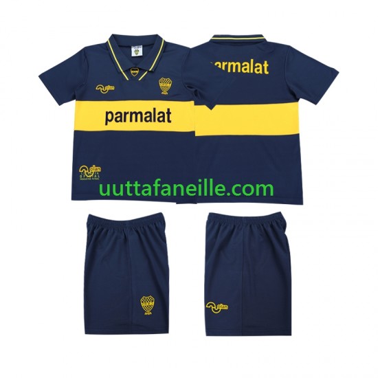Jalkapallo Pelipaitoja CA Boca Juniors 1993 1995 Retro Lasten Kotipeliasu Lyhythihainen
