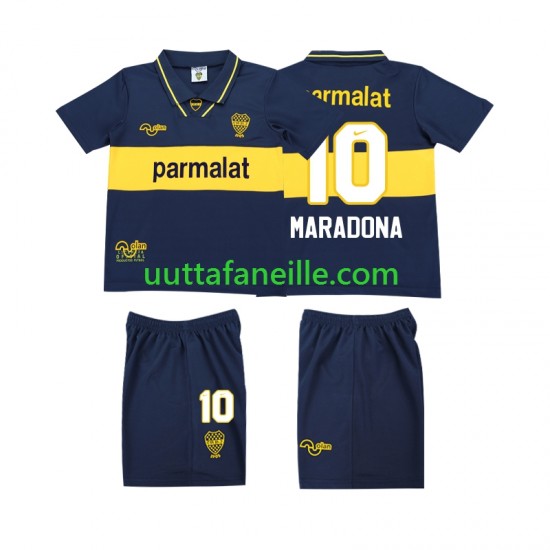 Jalkapallo Pelipaitoja CA Boca Juniors MARADONA 10 1993 1995 Retro Lasten Kotipeliasu Lyhythihainen
