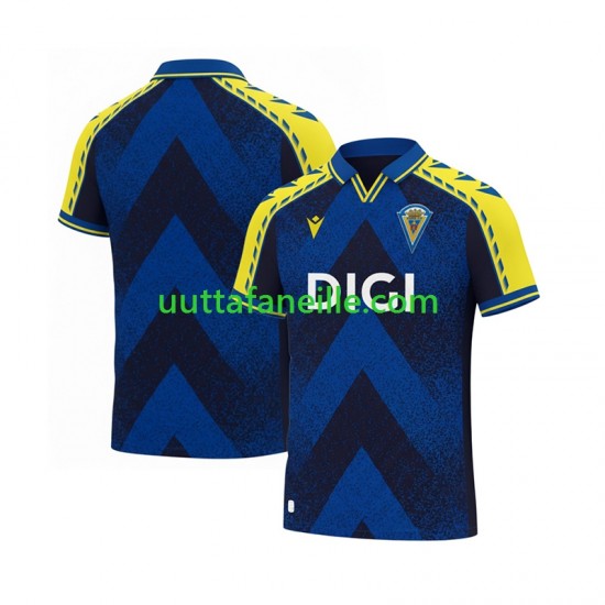 Jalkapallo Pelipaitoja Cádiz CF Retro Mies Kotipeliasu 2025-2026 Lyhythihainen